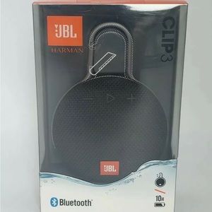 JBL Clip 3 Portable Waterproof Wireless Bluetooth Speaker New - Factory Sealed